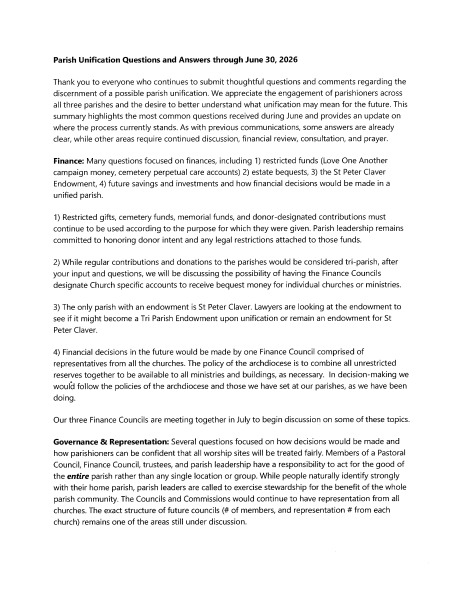 Bulletin Insert July 12